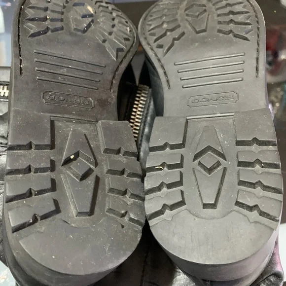 💎 BIKER 💎 COWHIDE LEATHER COACH BOOTS - Picture 5 of 11